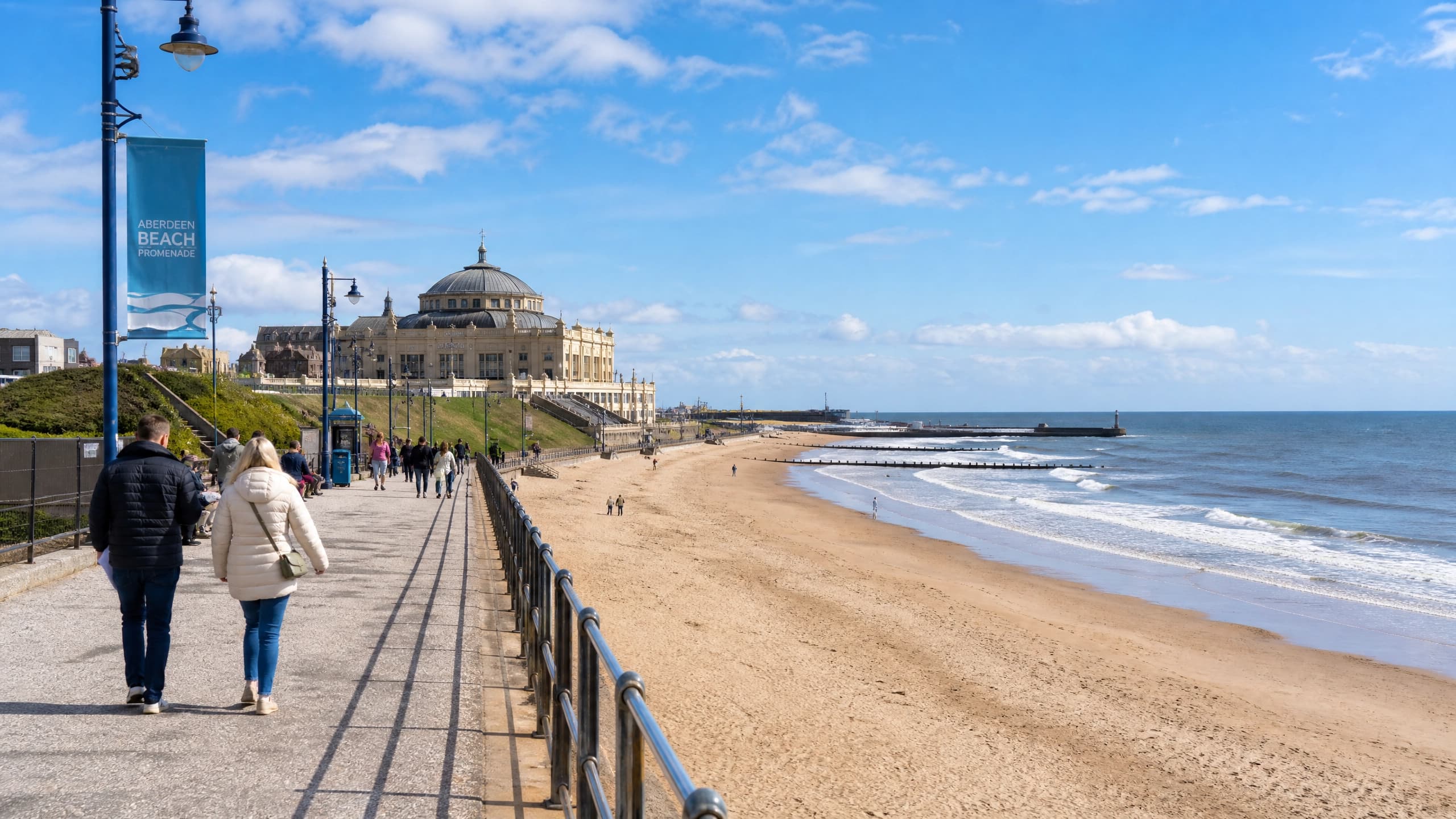 Aberdeen Beach Promenade — Aberdeen Airport taxi