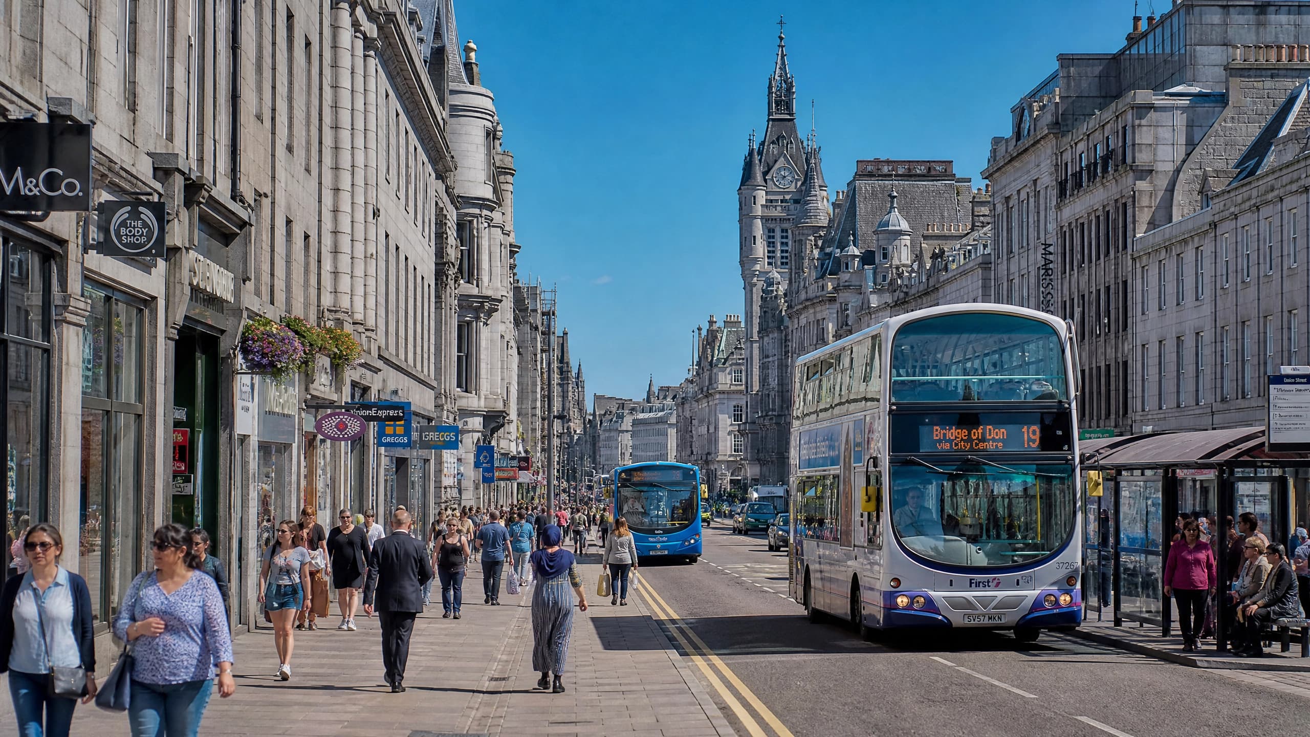 Aberdeen Union Street — Aberdeen Airport taxi service