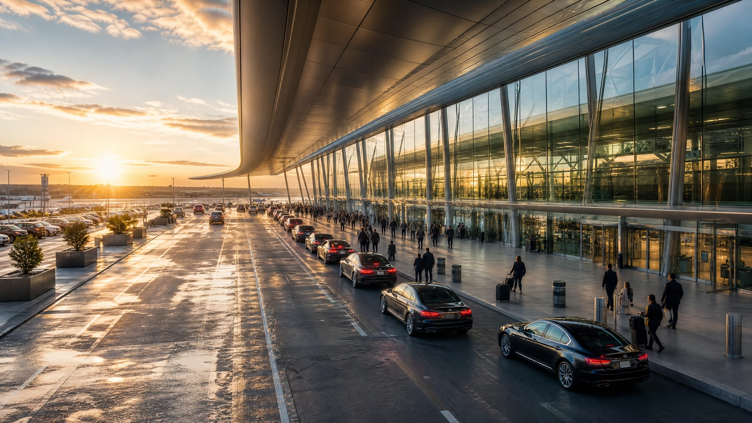 Manchester Airport Security Rules image with airport exterior
