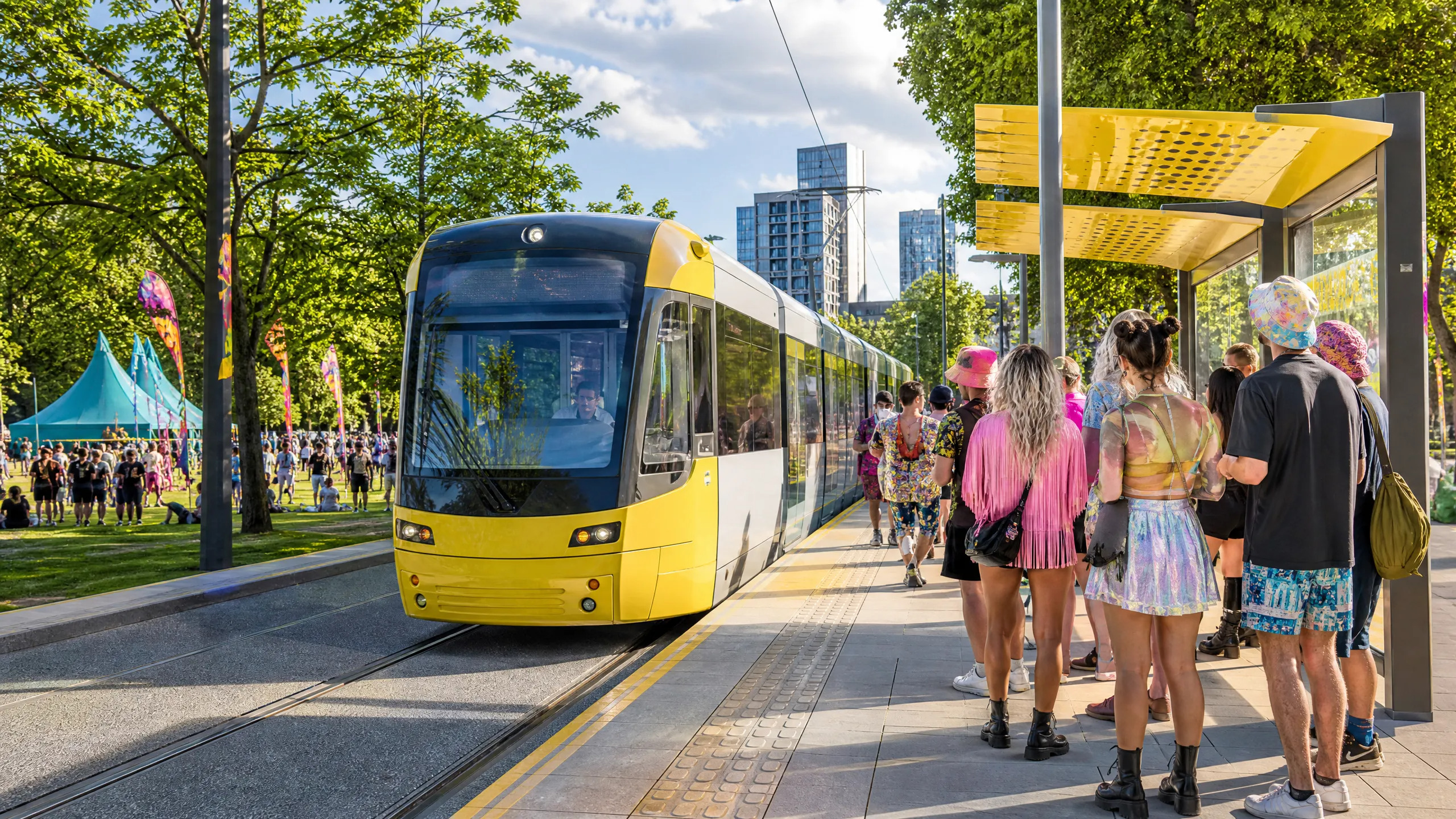 Taxi transport to Parklife Festival Heaton Park Manchester