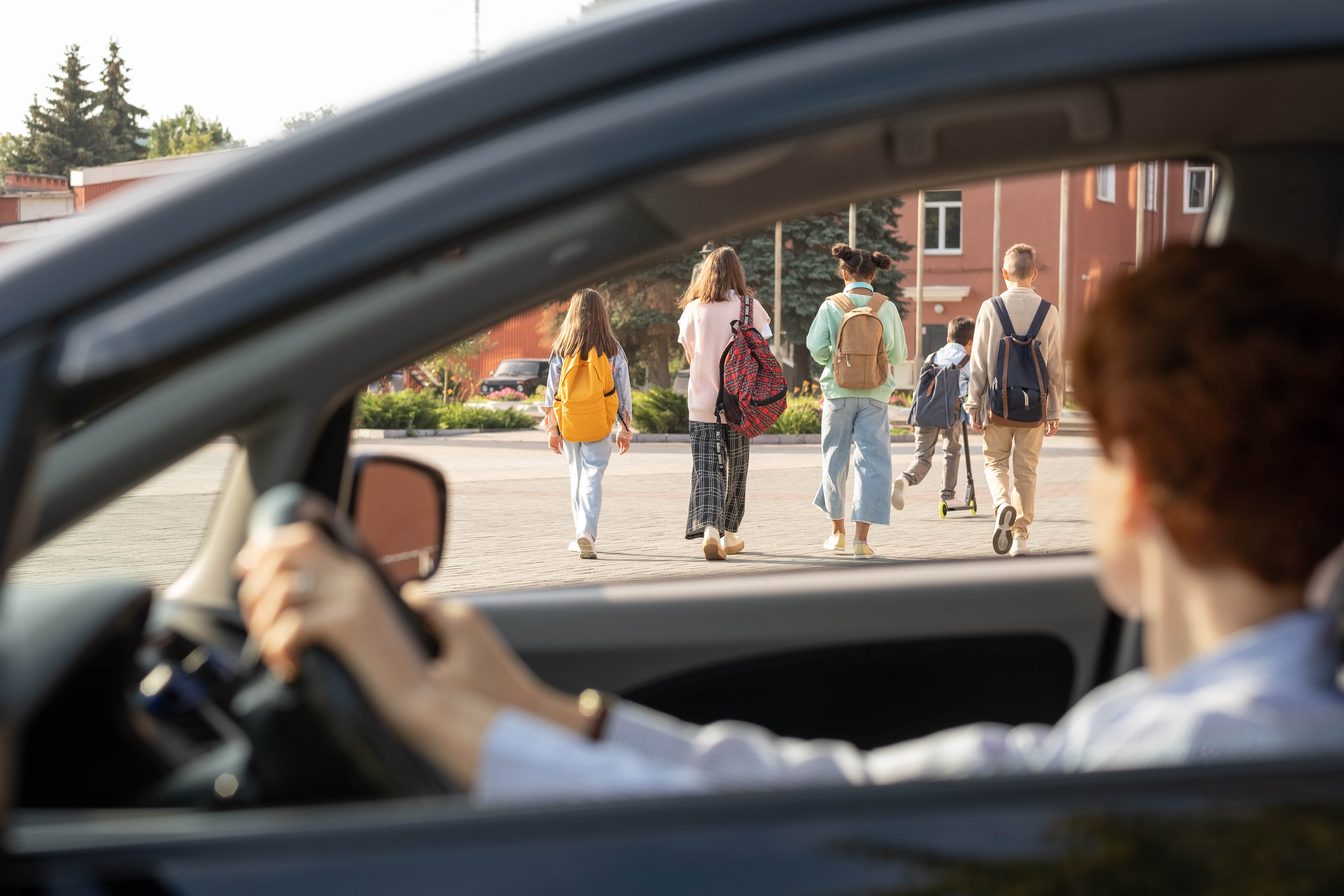 School taxi dropoff and pickup service Greater Manchester